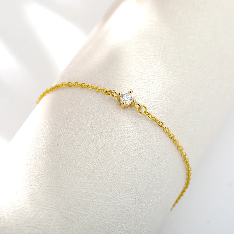 Pulsera con piedra de circón