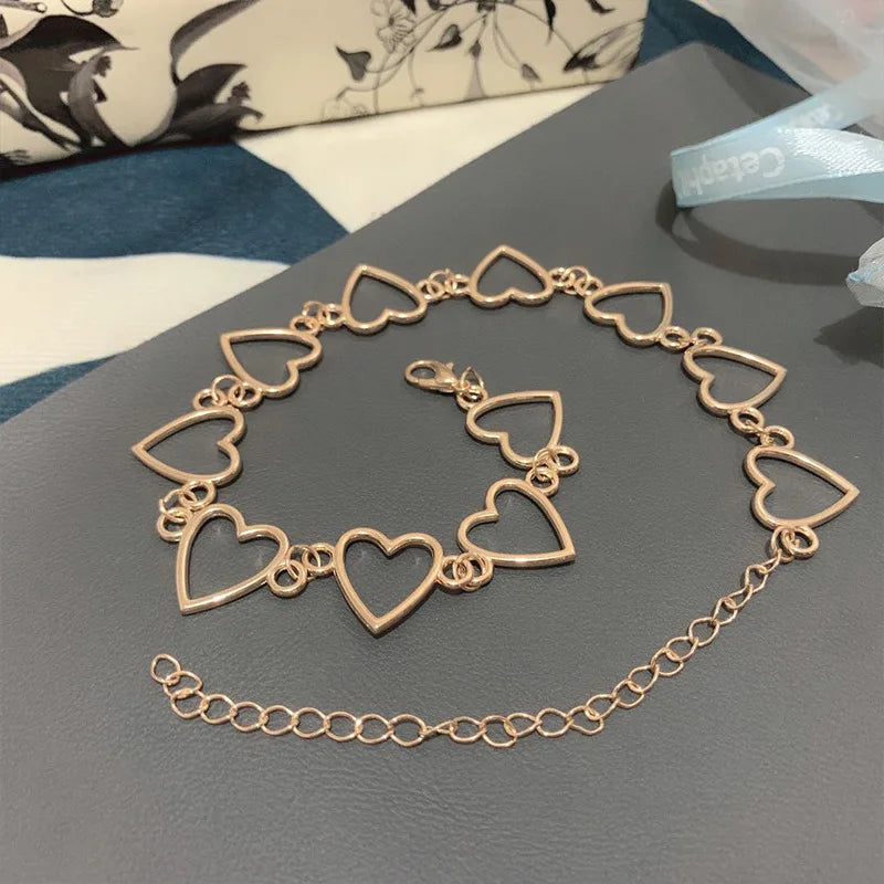 Collar de corazones