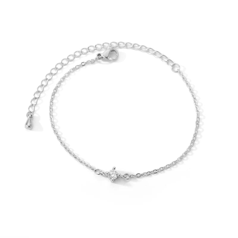Pulsera con piedra de circón