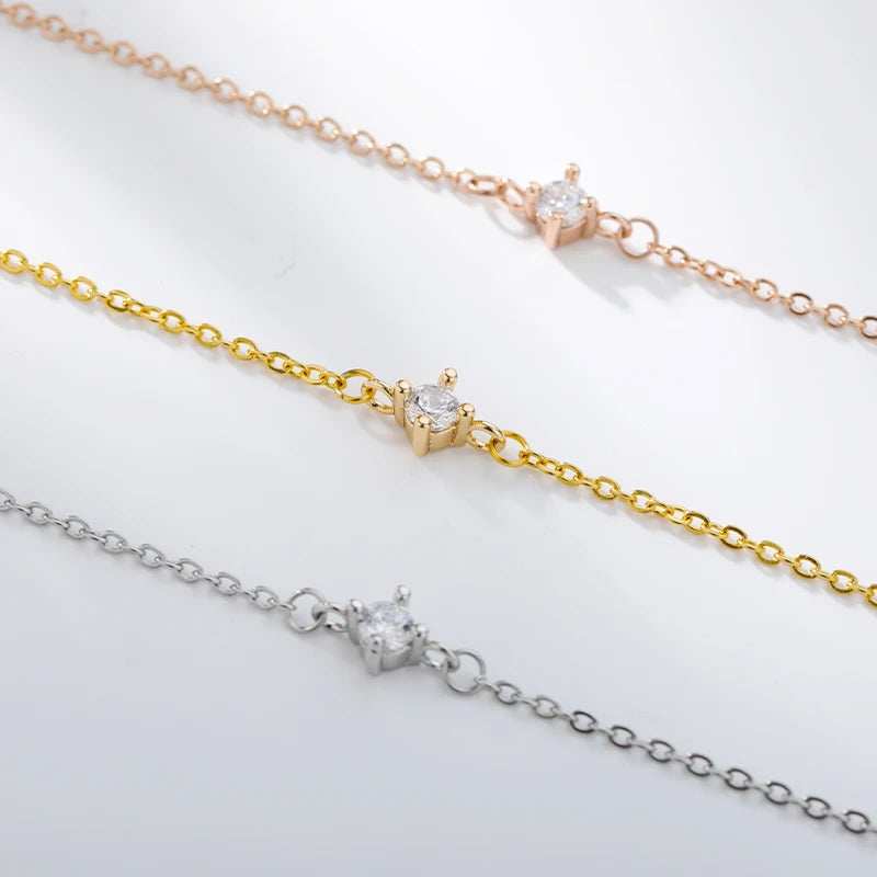 Pulsera con piedra de circón