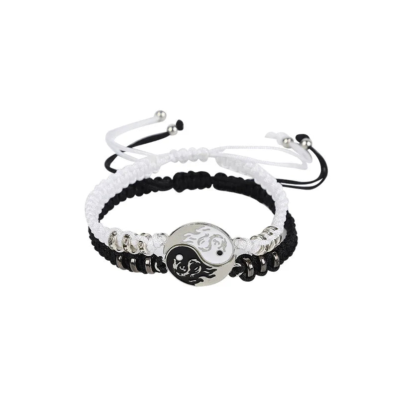 Pulseras ajustables Yin y Yang