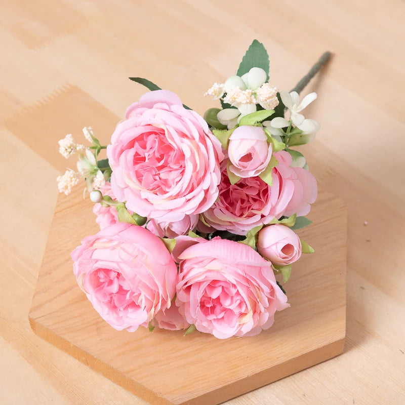 Rosas de seda