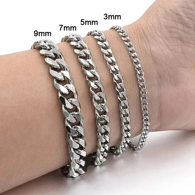 Cadena de acero inox.