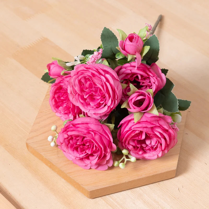 Rosas de seda