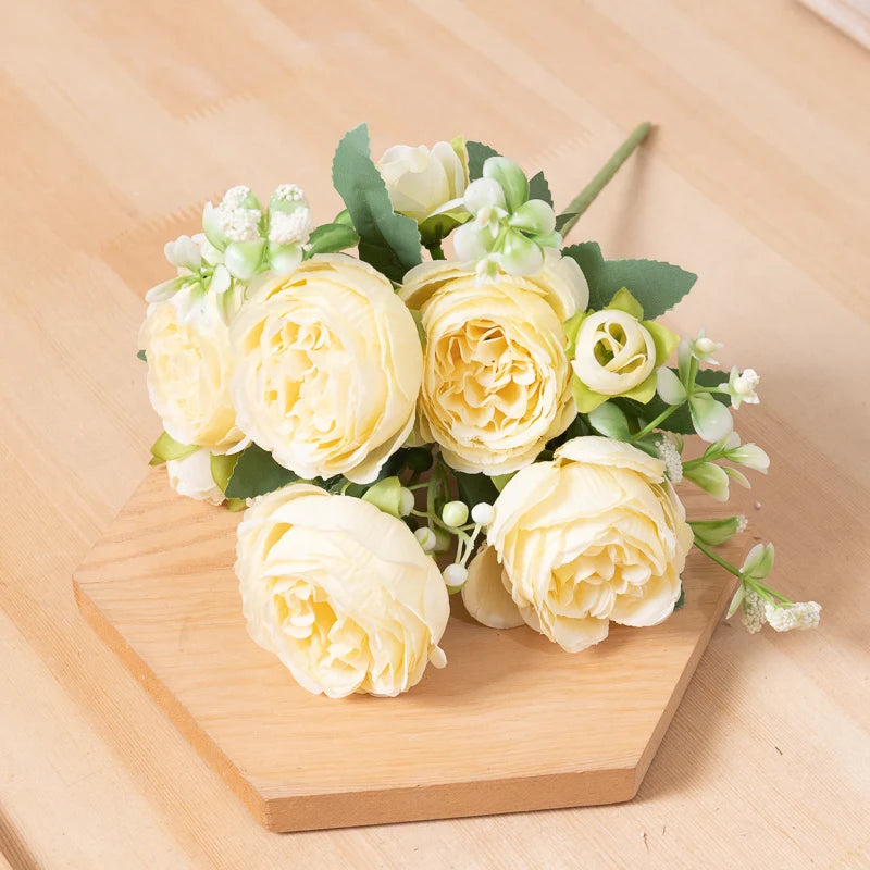 Rosas de seda