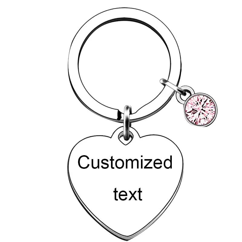 Llavero con texto personalizable