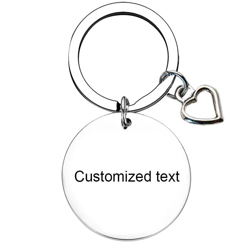 Llavero con texto personalizable