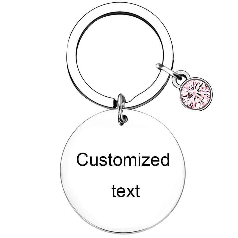 Llavero con texto personalizable