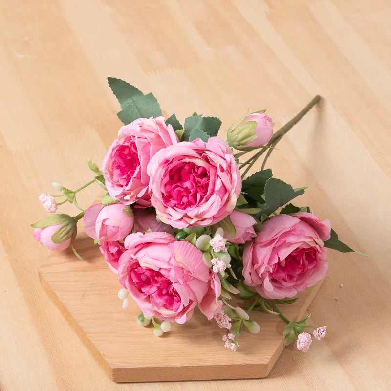 Rosas de seda