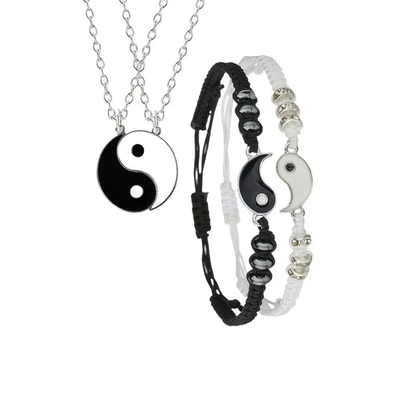 Pulseras ajustables Yin y Yang