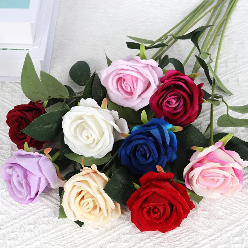 Pack de 5 rosas inmortales de diferentes colores